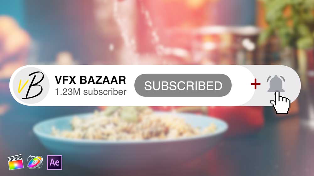 YouTube Subscribe Button Animation  – VFX Bazaar